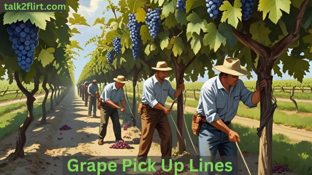1. Grape Pick Up Lines for Instagram Captions 🍷