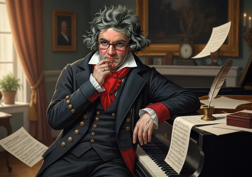 Bold Beethoven Pickup Lines