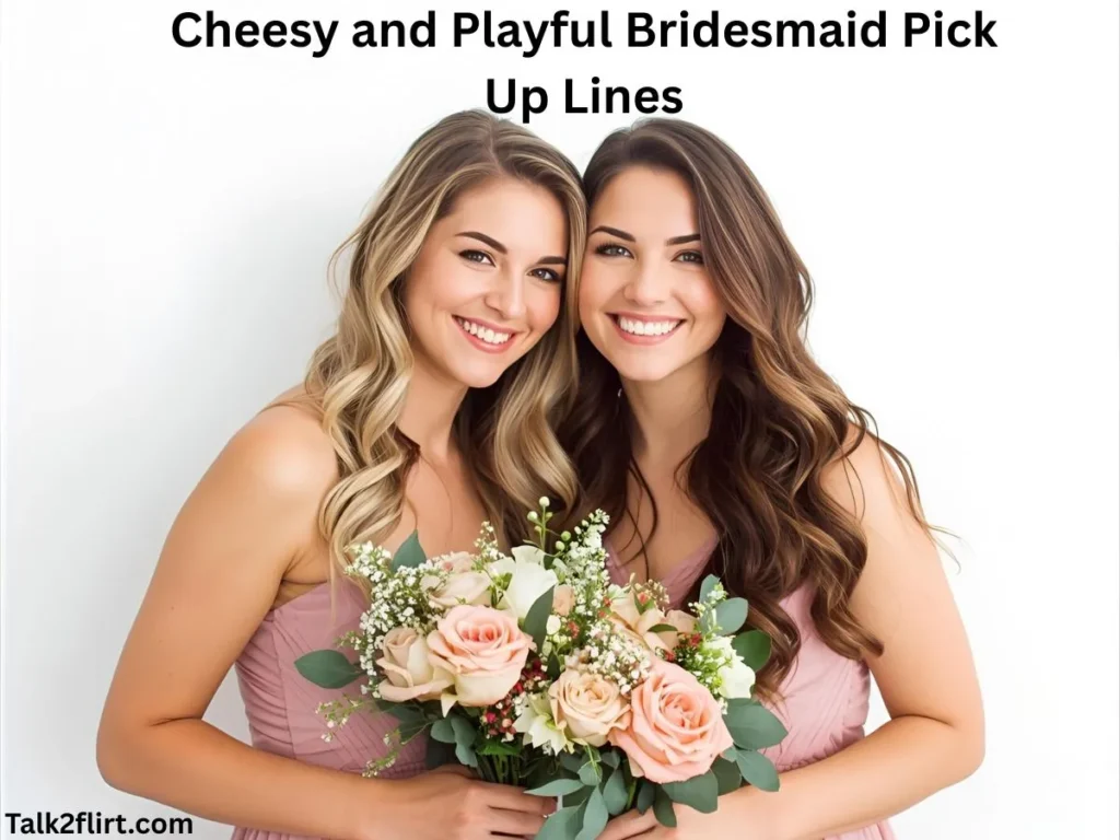 Cheesy and Playful Bridesmaid Pick Up Lines