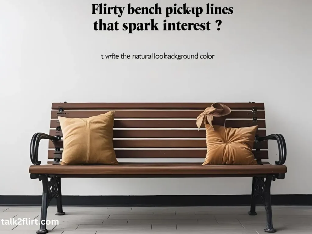 Cheesy Bench Pick-Up Lines That Are So Bad, They’re Good