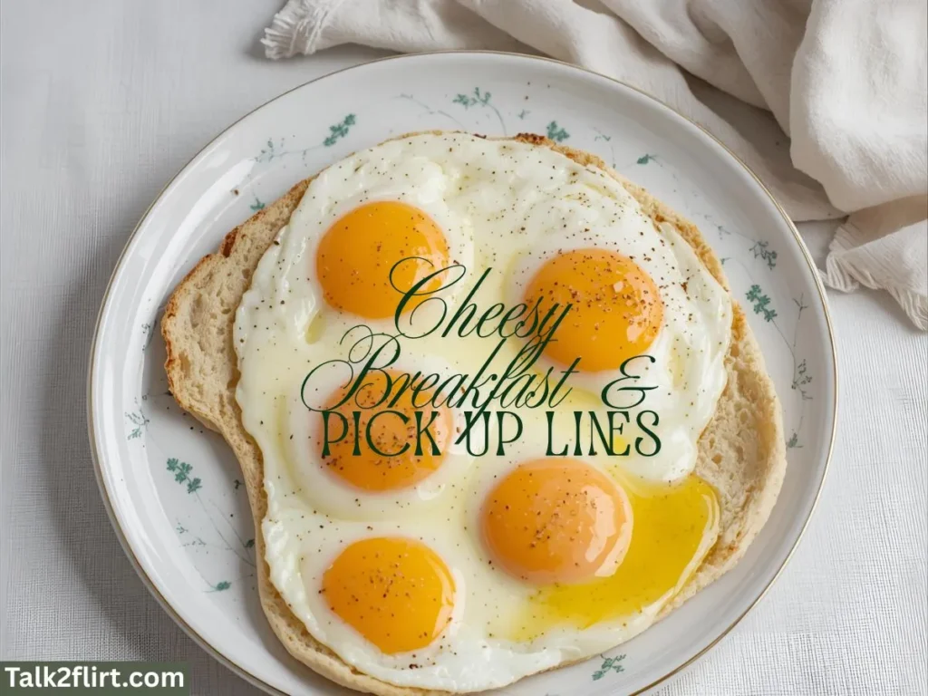 Cheesy Breakfast Pick Up Lines