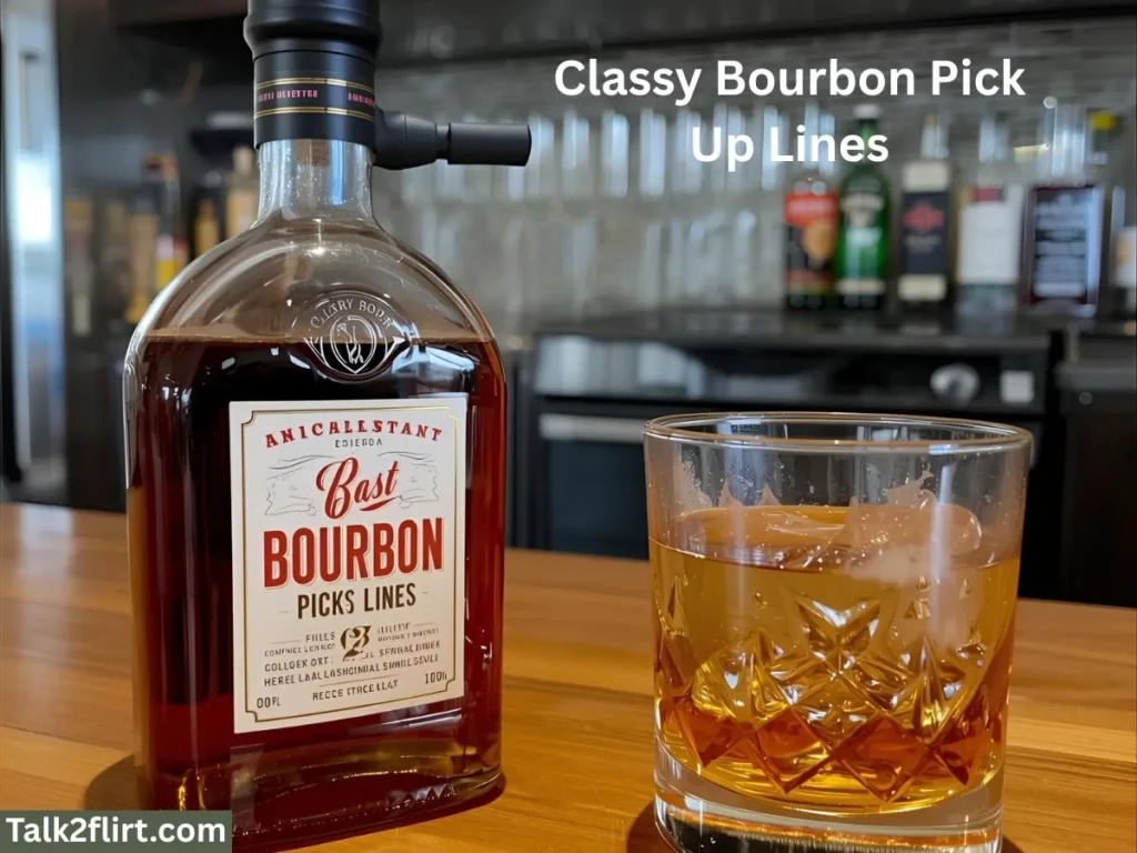 Classy Bourbon Pick Up Lines