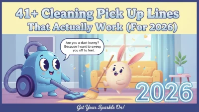 Cleaning Pick Up Lines