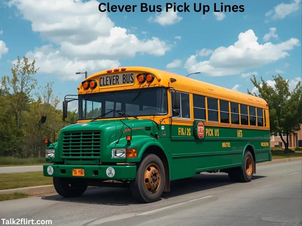 Clever Bus Pick Up Lines