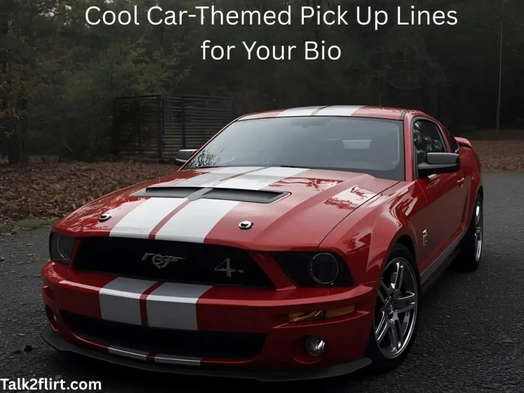 Cool Car-Themed Pick Up Lines for Your Bio