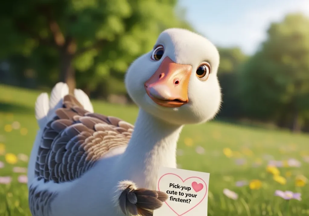 Cute Goose Pick Up Lines