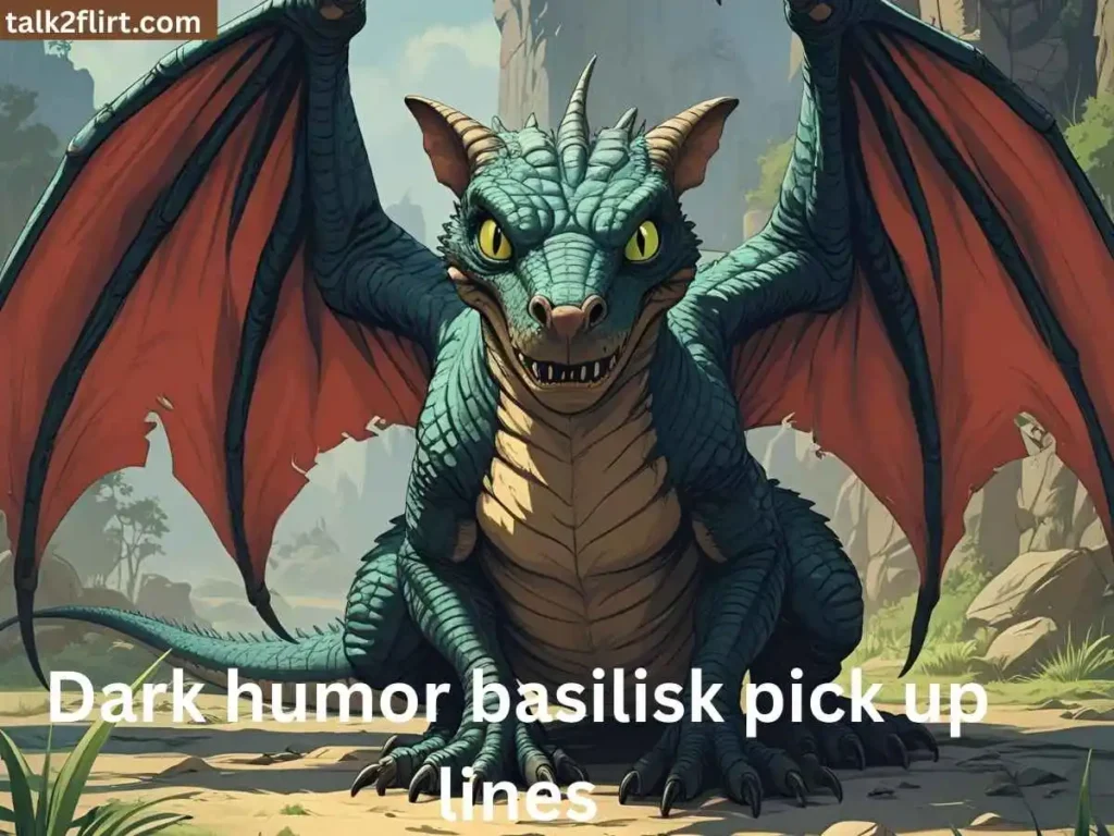 Dark humor basilisk pick up lines