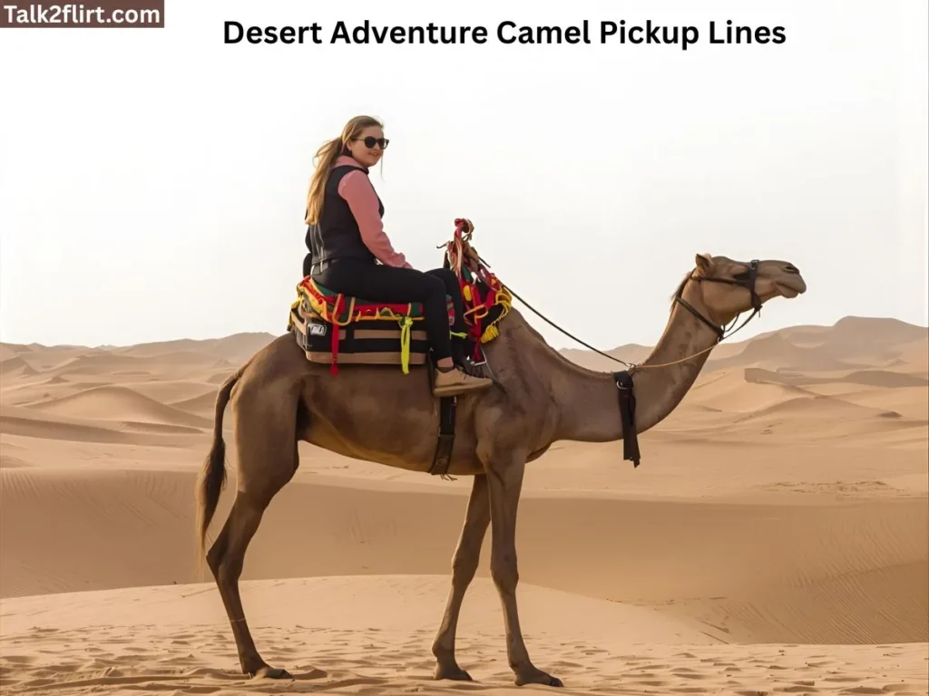 Desert Adventure Camel Pickup Lines