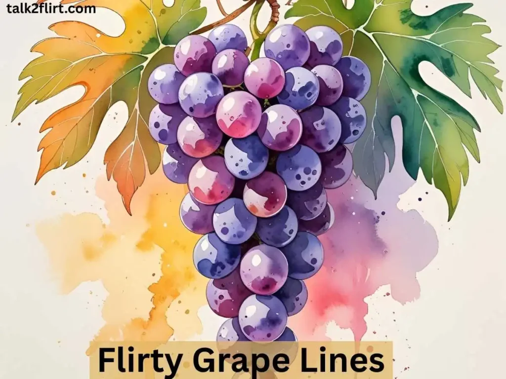 Flirty Grape Lines to Use in DMs 🍇💬
