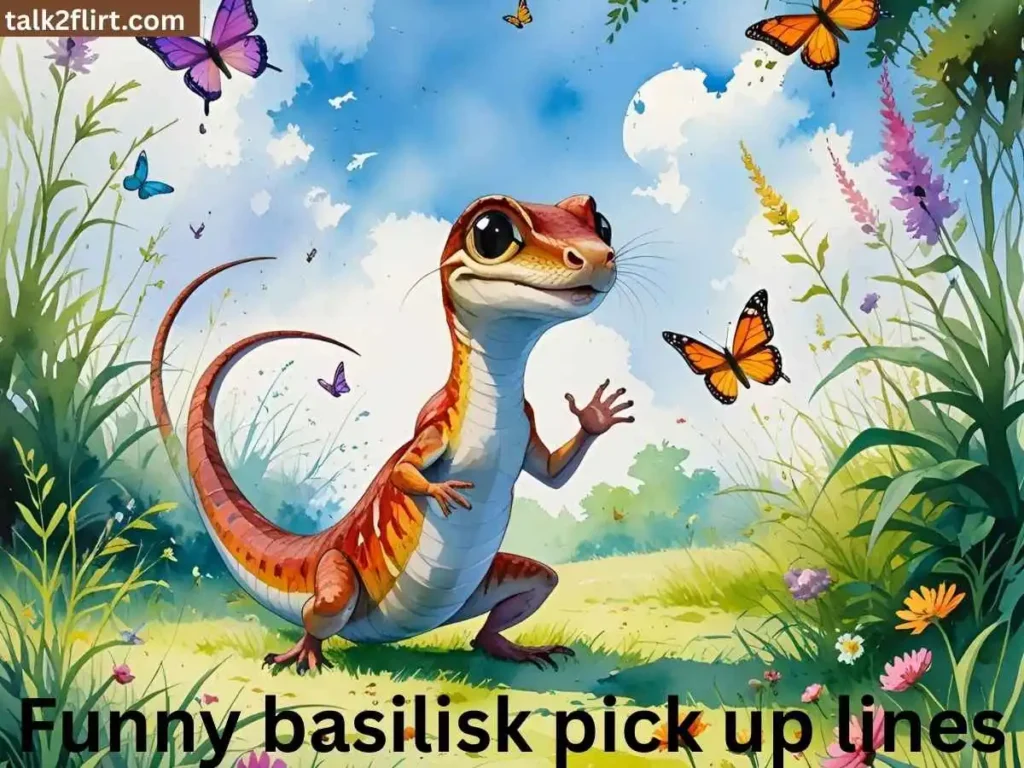 Funny basilisk pick up lines
