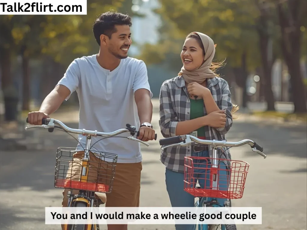 Funny Bike Pickup Lines to Make Them Laugh