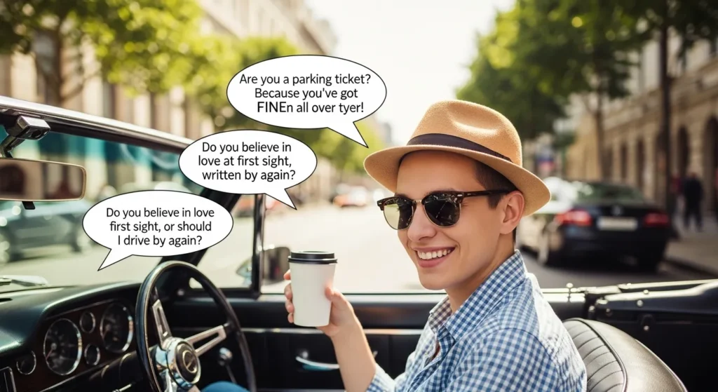 Funny Driven Pick Up Lines