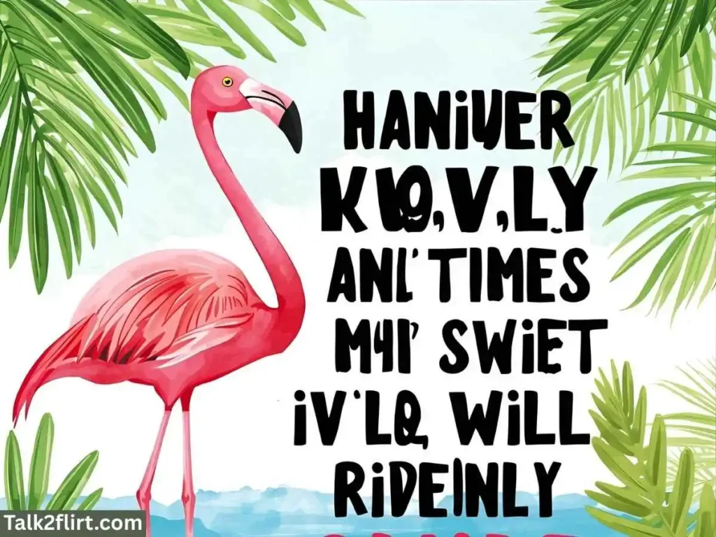 Funny Flamingo Pick Up Lines That Will Make Them Smile
