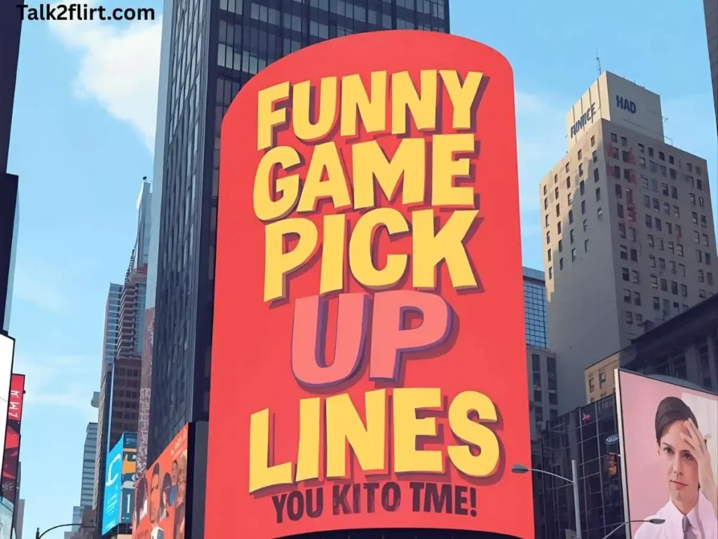 Funny Game Pick Up Lines