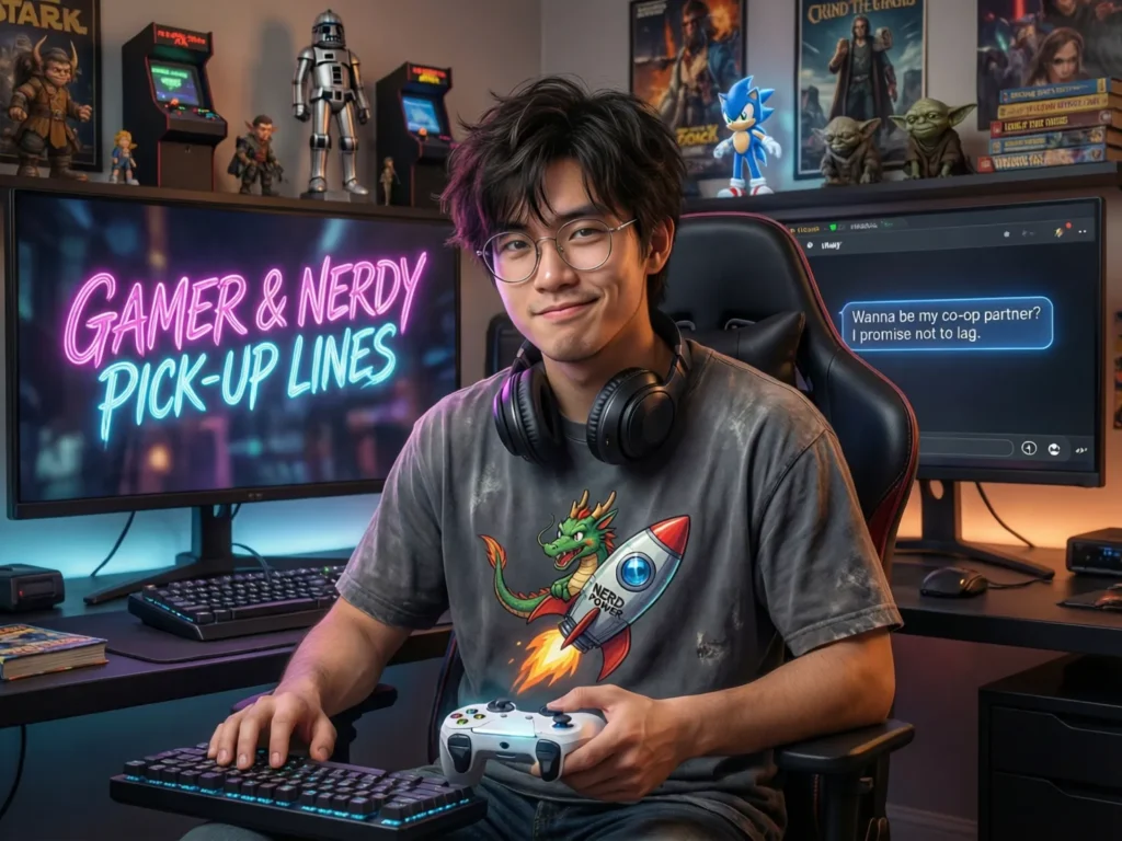 Gamer & Nerdy Pick-Up Lines