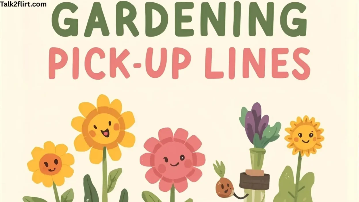 Gardening Pick Up Lines