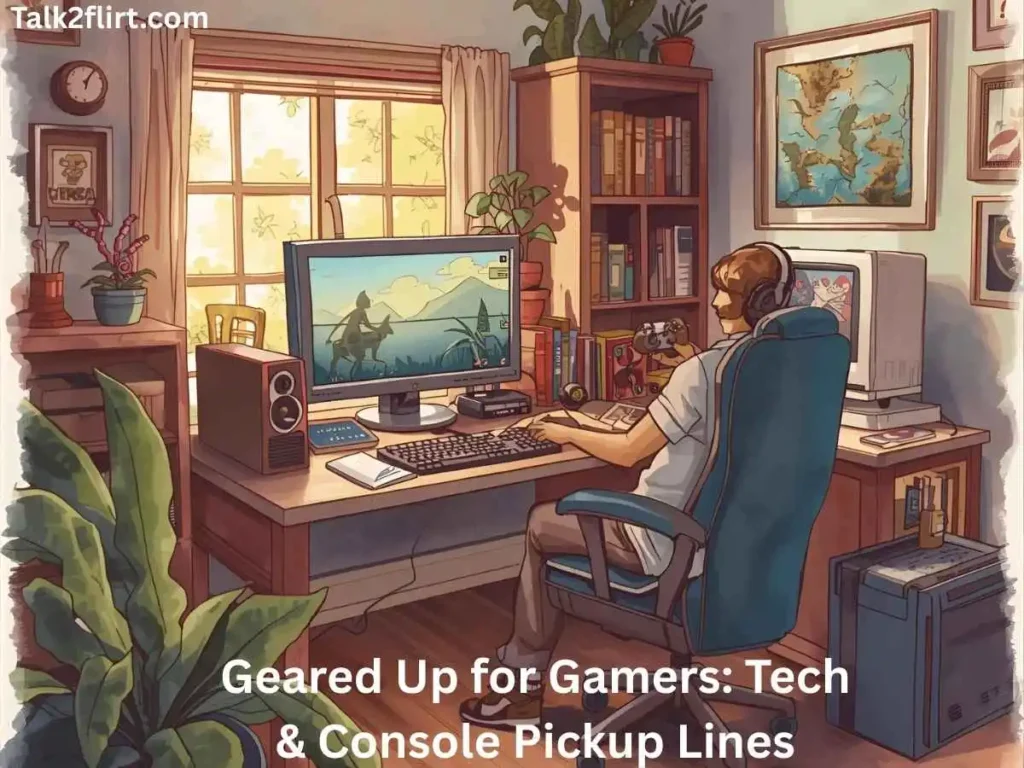 Geared Up for Gamers: Tech & Console Pickup Lines