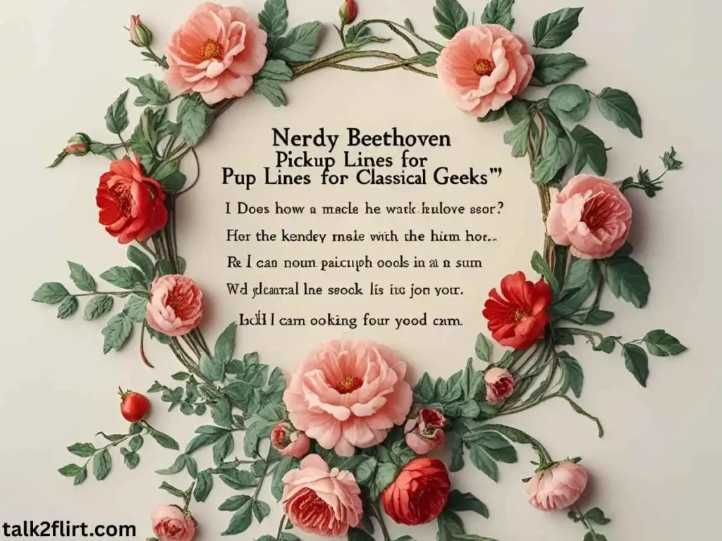 Nerdy Beethoven Pickup Lines for Classical Geeks