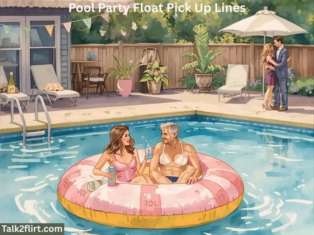 Pool Party Float Pick Up Lines