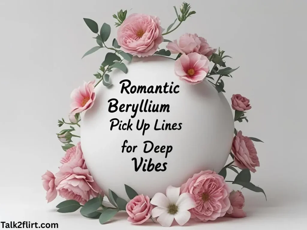 Romantic Beryllium Pick Up Lines for Deep Vibes