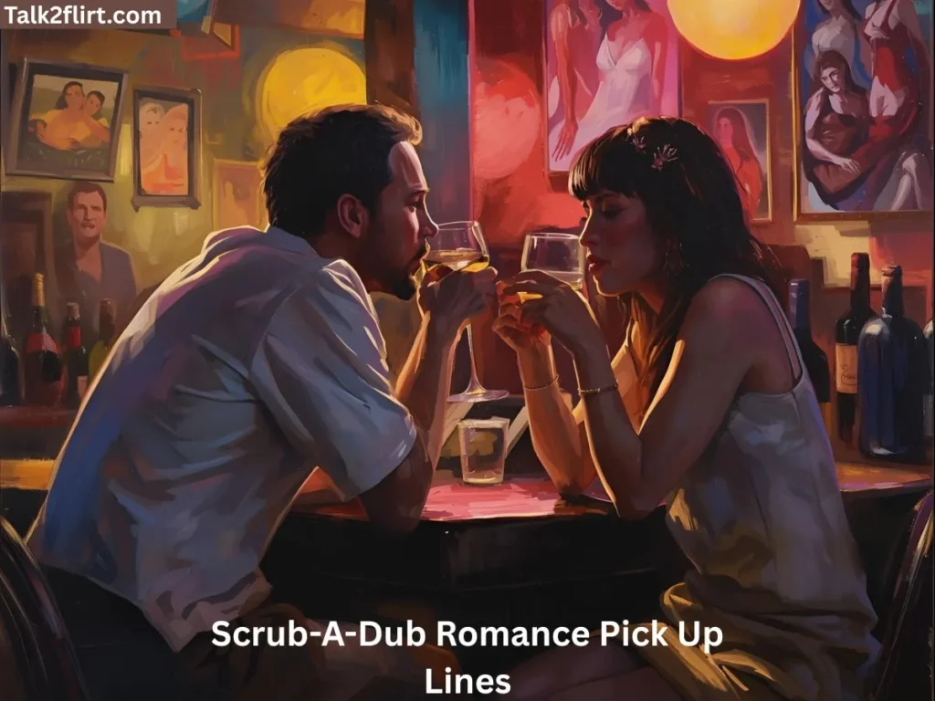Scrub-A-Dub Romance Pick Up Lines