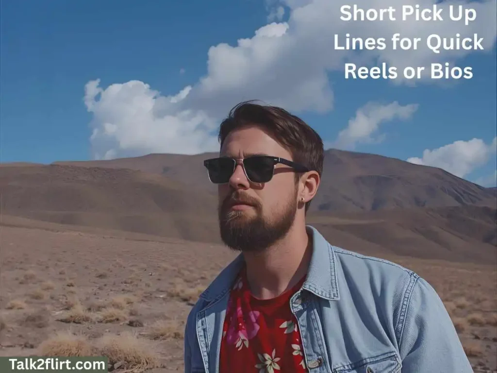 Short Pick Up Lines for Quick Reels or Bios