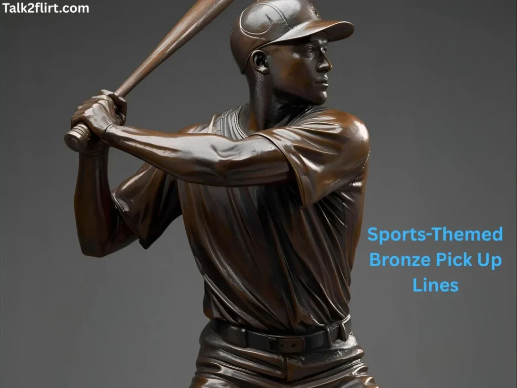 Sports-Themed Bronze Pick Up Lines