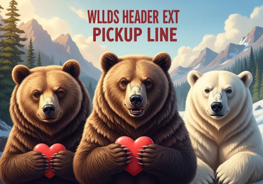 Wild, Grizzly & Polar Bear Pick Up Lines
