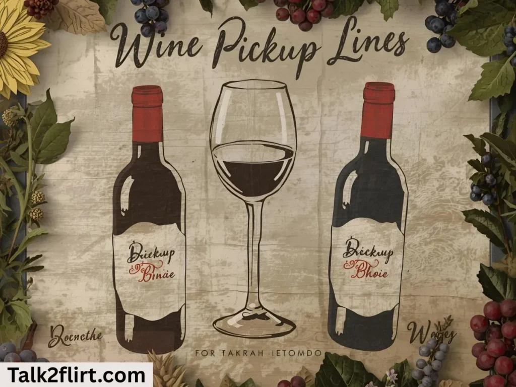 Wine Pickup Lines