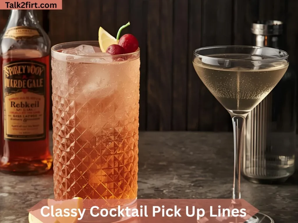 Classy Cocktail Pick Up Lines