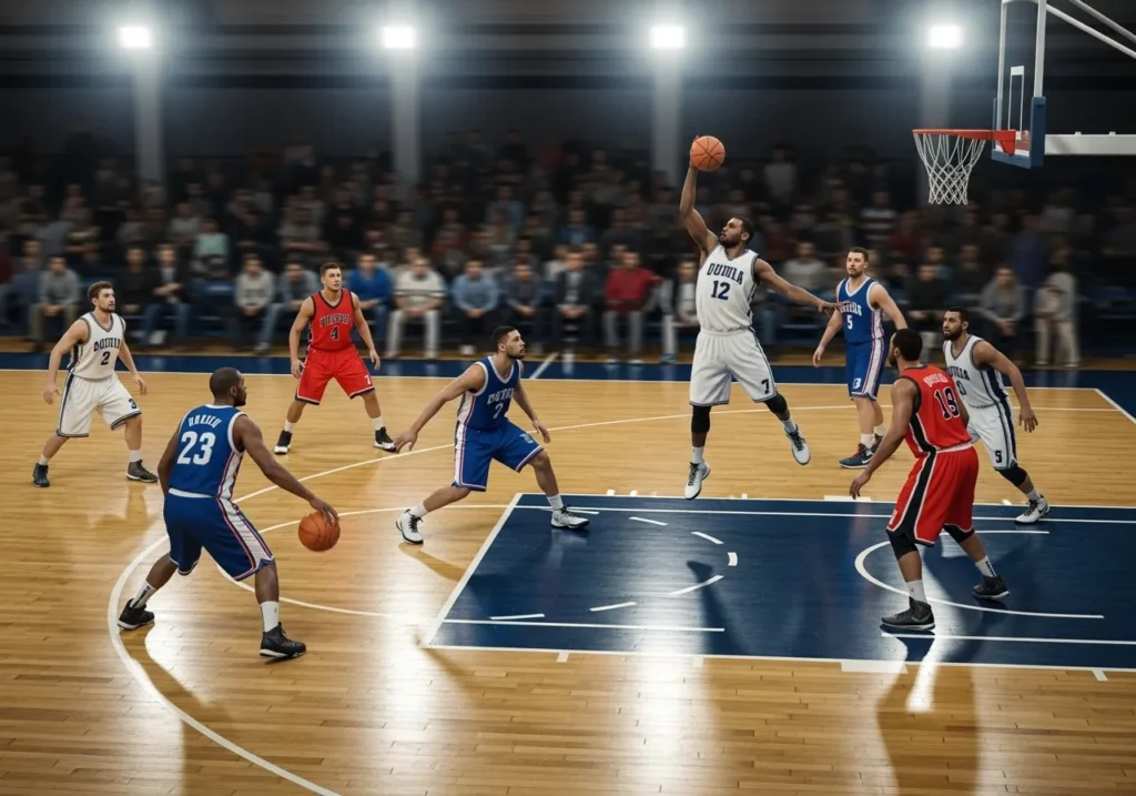 Basketball Court, Game & Player Lines