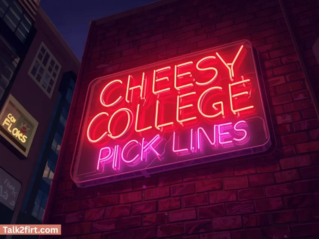 Cheesy College Pick Up Lines