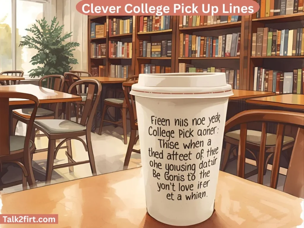Clever College Pick Up Lines