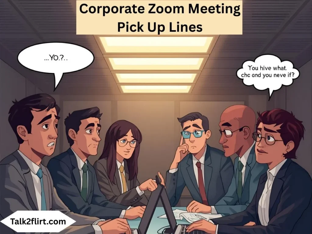 Corporate Zoom Meeting Pick Up Lines