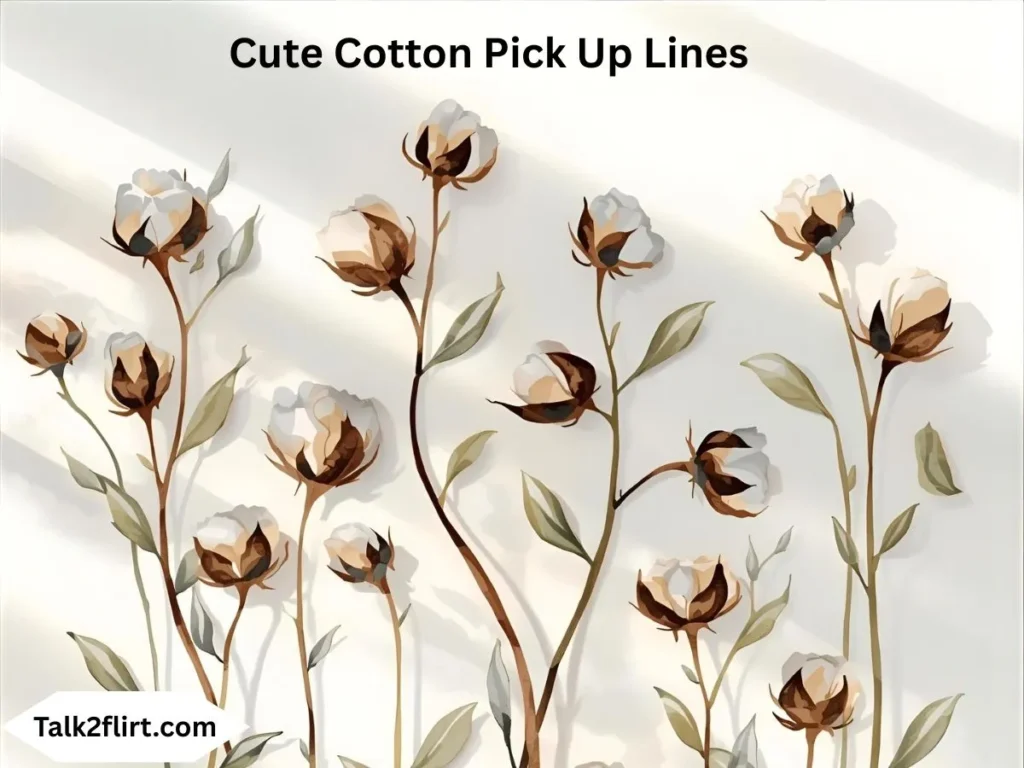 Cute Cotton Pick Up Lines