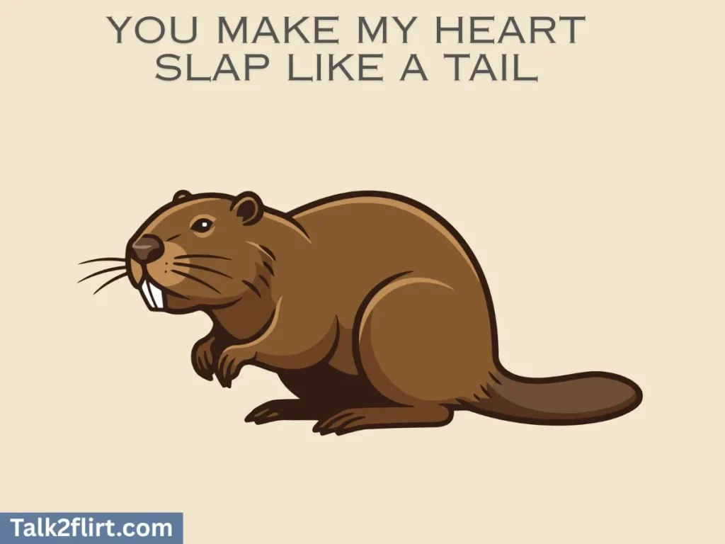 Flirty Beaver Pick Up Lines for DMs and Texts