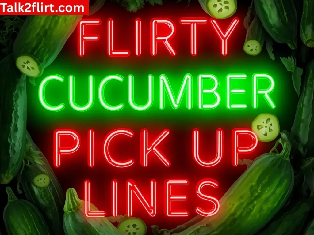 Flirty Cucumber Pick Up Lines