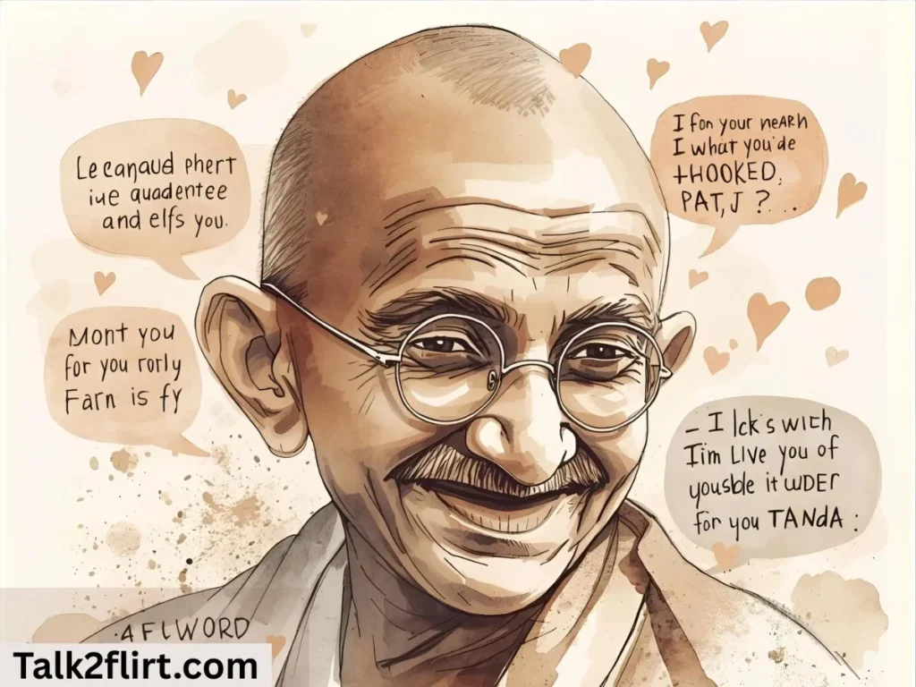 Flirty Gandhi Pick Up Lines for Crushes