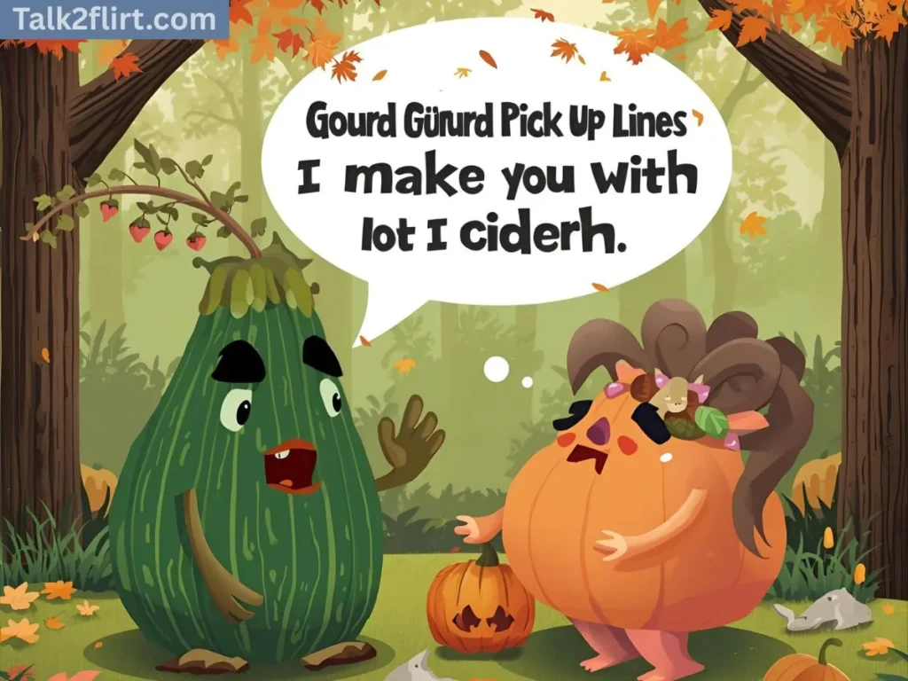 Funny Gourd Pick Up Lines That’ll Make You Snort Your Cider
