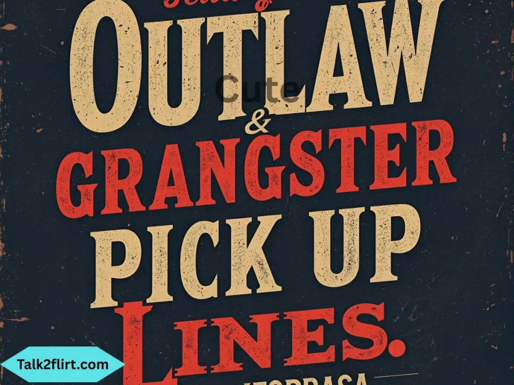 Outlaw & Gangster Pick Up Lines