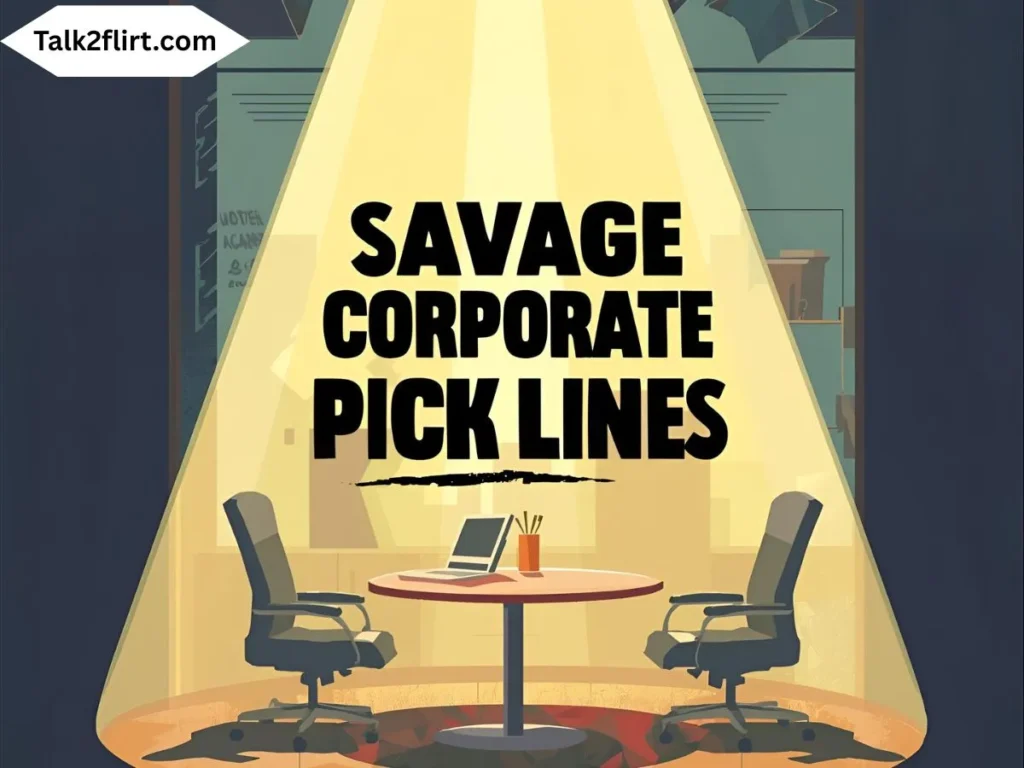 Savage Corporate Pick Up Lines