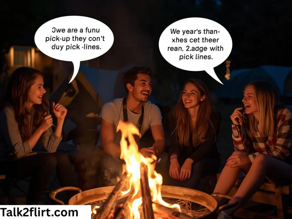 Campfire Pick Up Lines for Friends