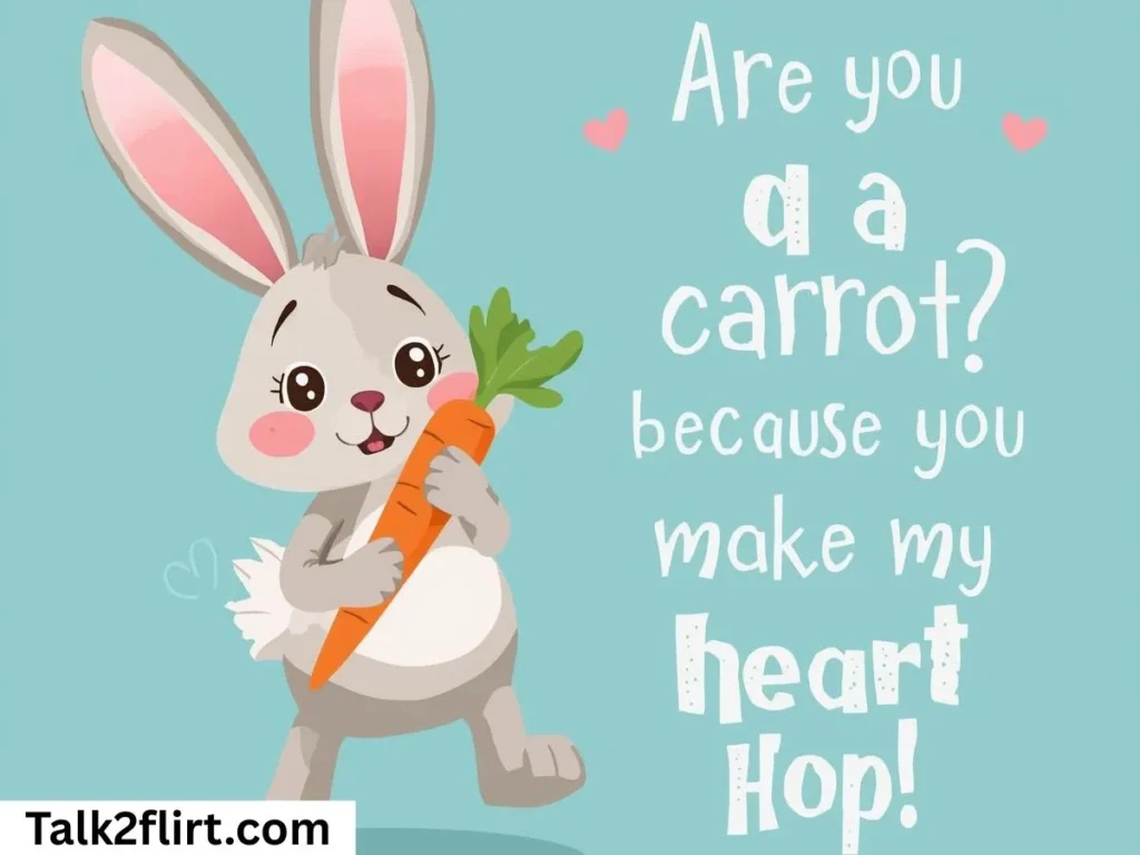 Carrot-Themed Bunny Pick Up Lines