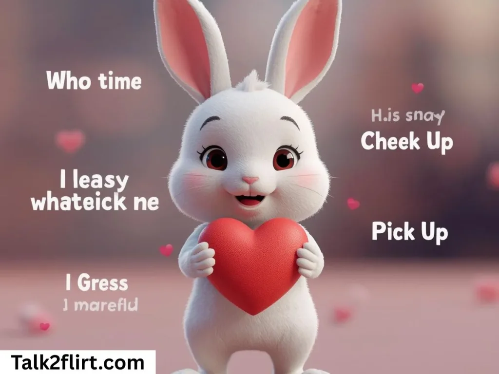 Cheesy Bunny Pick Up Lines