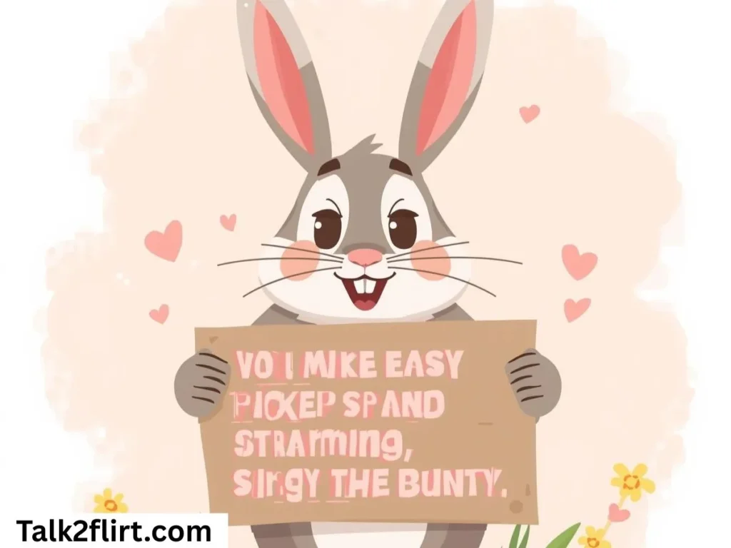 Easter Bunny Pick Up Lines