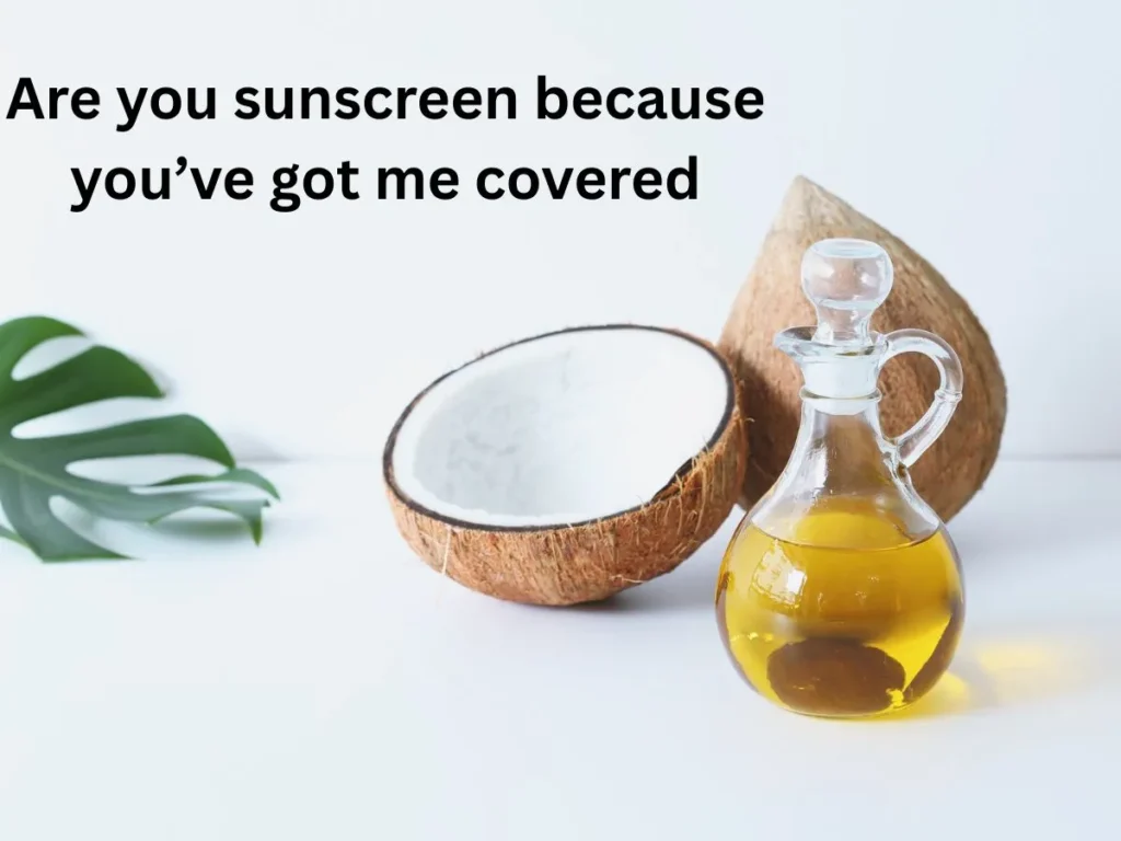 Flirty Coconut Lines for Beach Vibes