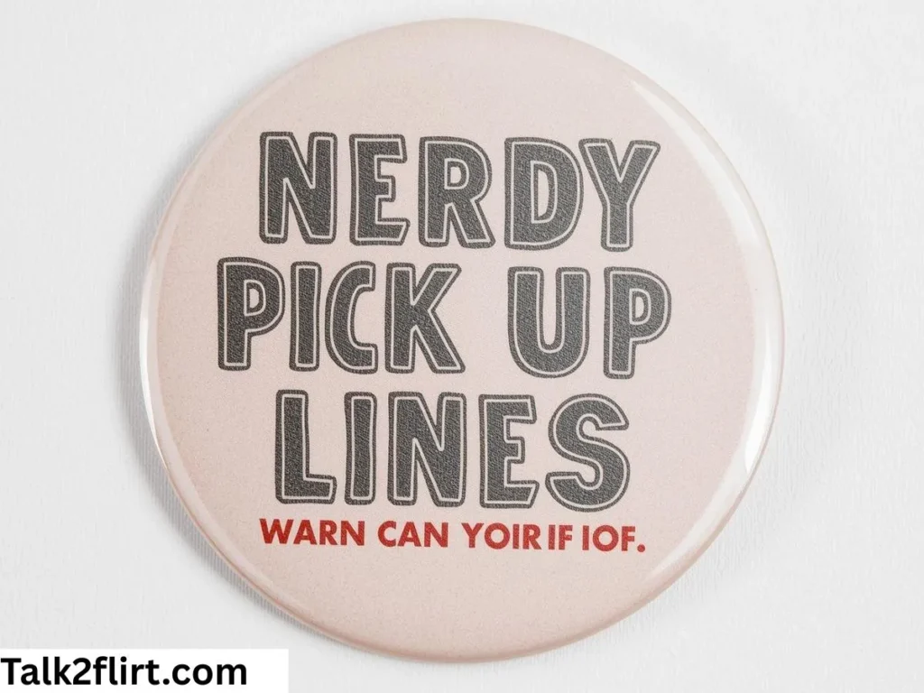 Nerdy Circular Pick Up Lines