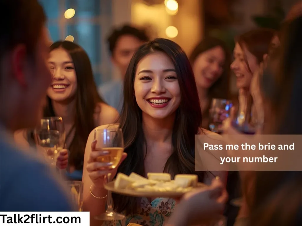 Party Brie Pick Up Lines