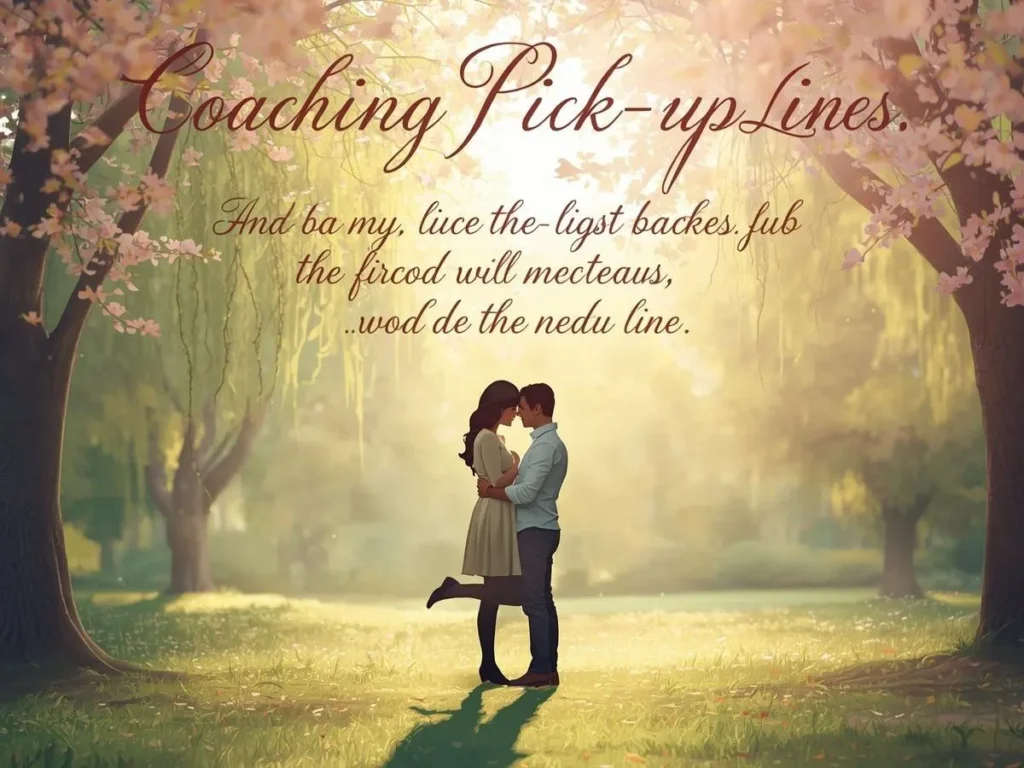 Romantic Coaching Pick Up Lines