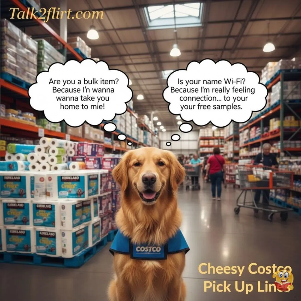 Cheesy Costco Pick Up Lines